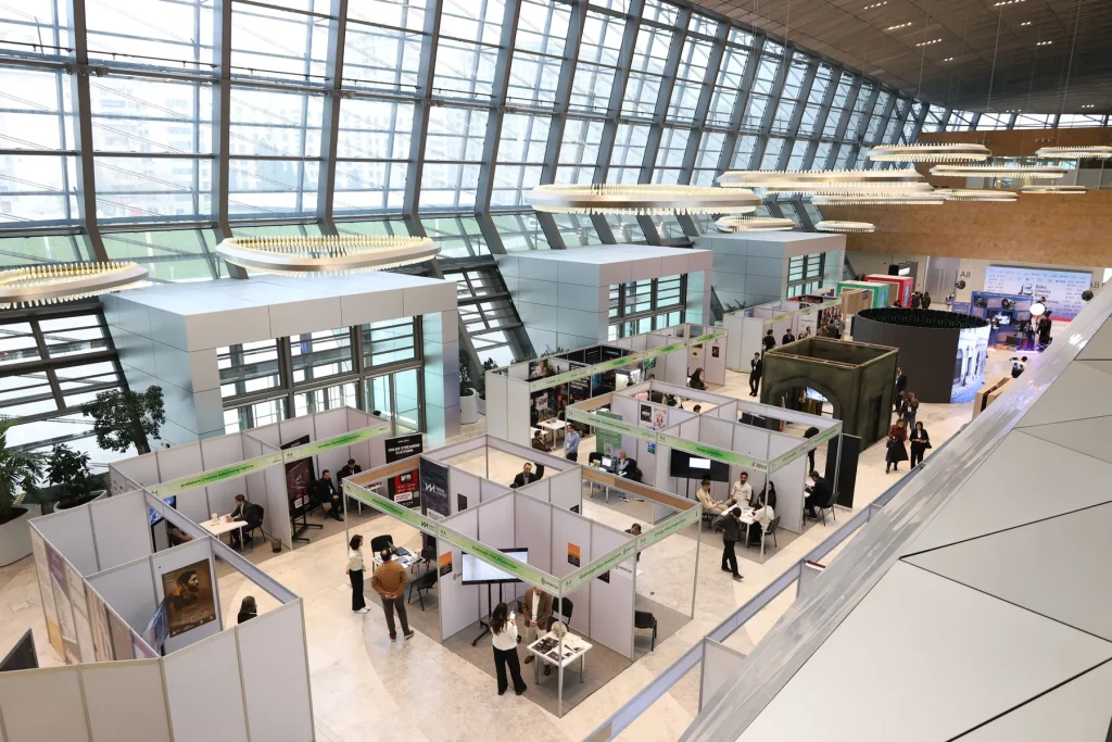 Exhibition hall from above